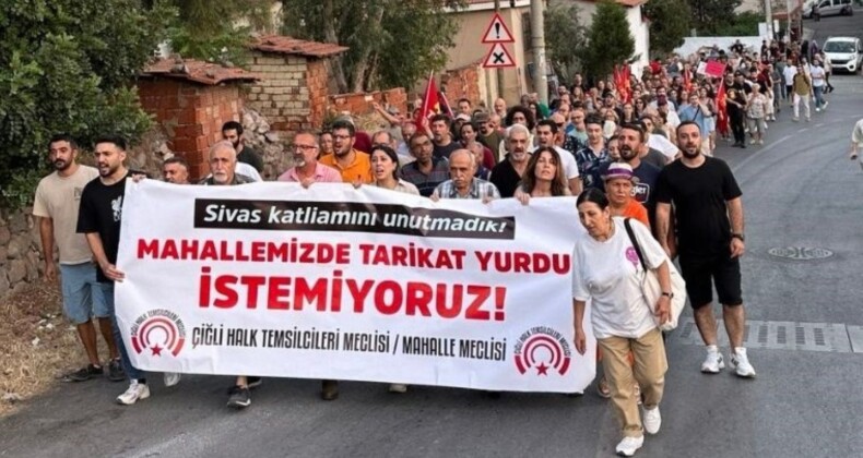 “Mahallemizde tarikat istemiyoruz”