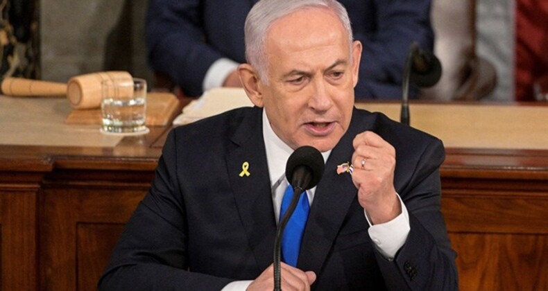 Netanyahu ABD Kongresi’nde konuştu, göstericiler için ‘İran’ın kullanışlı aptalları’ dedi