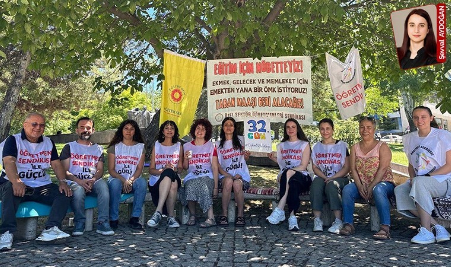 Özel sektör eğitimcileri nöbetlerini sürdürüyor