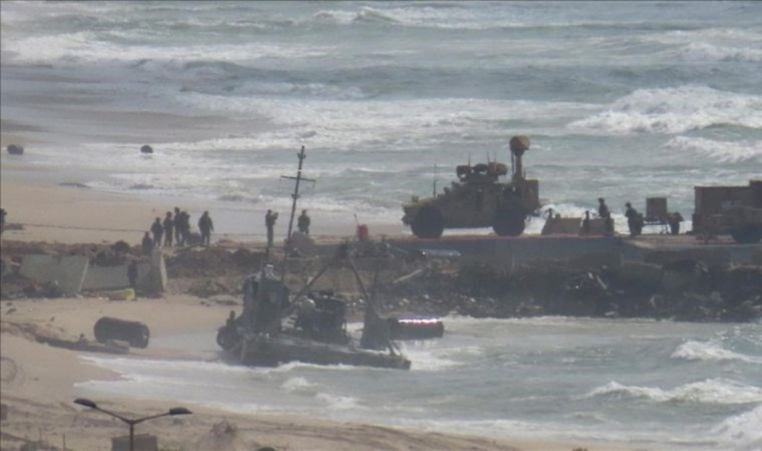 Pentagon: Gazze’deki yüzer iskele hala Aşdod Limanı’nda duruyor