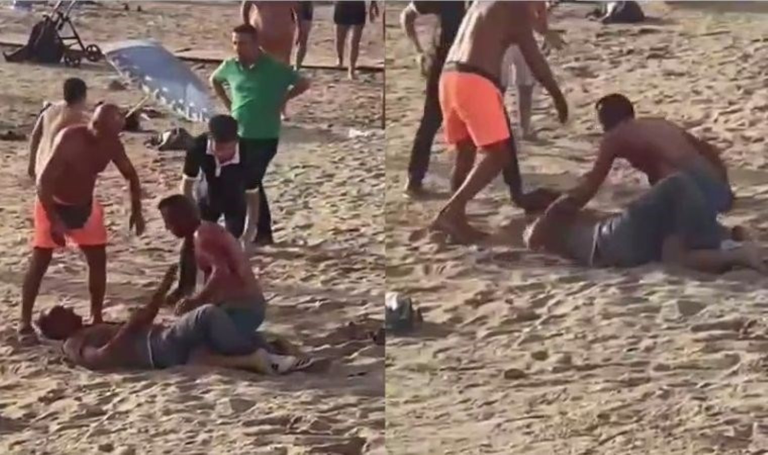 Plajda bıçaklı kavga panik yarattı: 2 yaralının hayati tehlikesi var!