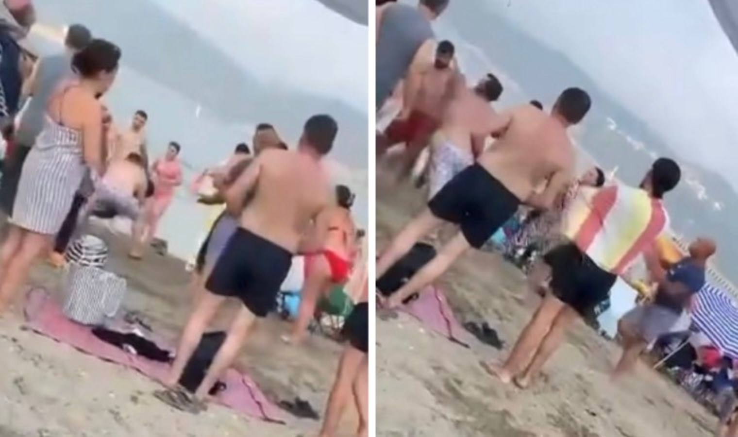 Plajda taciz iddiasıyla darbedildi, gözaltına alındı