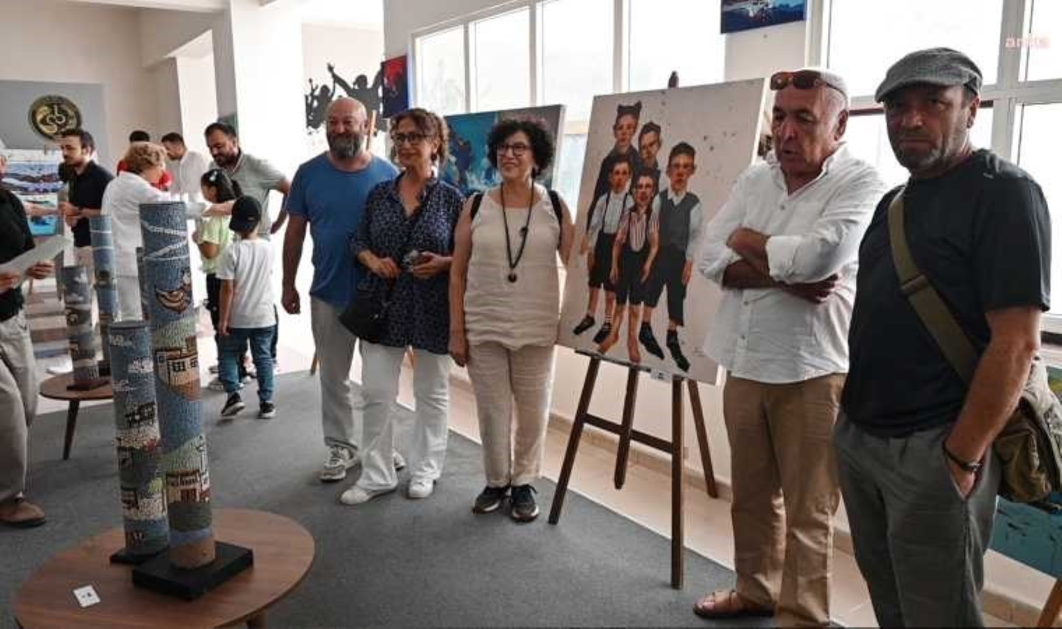 Ressamlar Yozgat’ta ‘Sanat Çalıştayı’ kapsamında bir araya geldi, çalışmalarını sergiledi