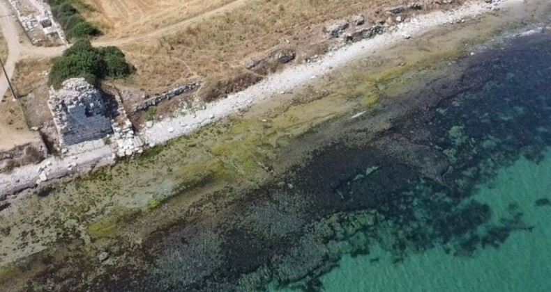 Roma dönemine ait Parion Antik Kenti’nin 2’nci antik limanı bulundu