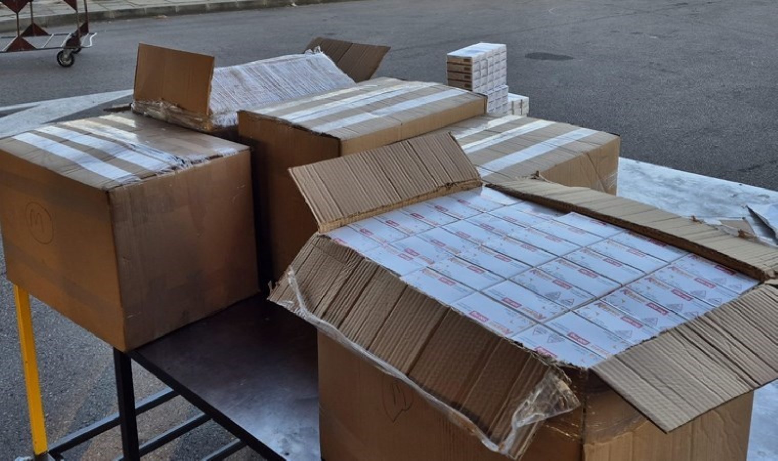 Sınır kapısında 114 bin adet ilaç yakalandı