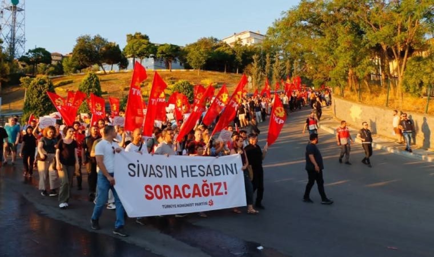Sivas Katliamı’nın 31. yılında TKP’den anma yürüyüşü