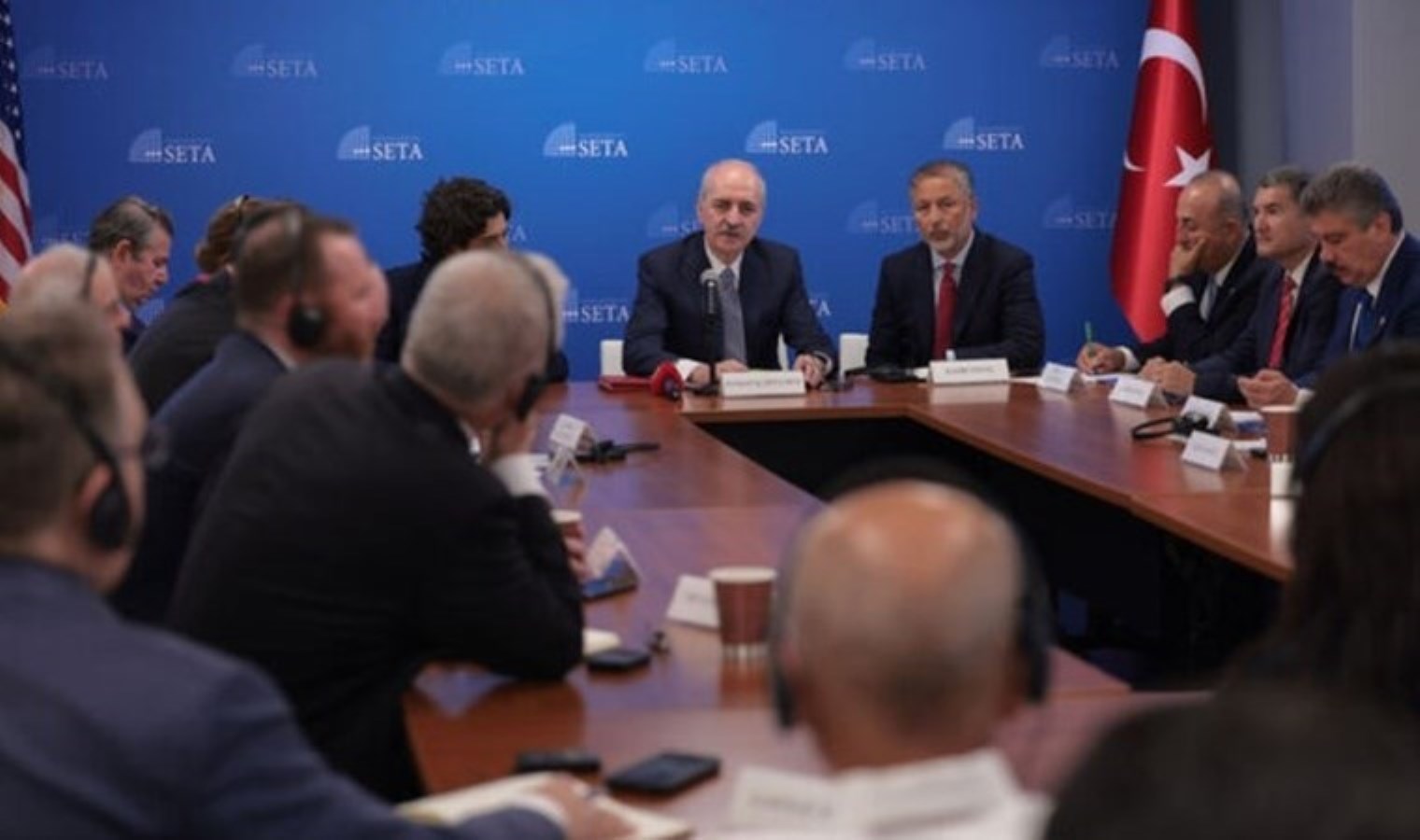 TBMM Başkanı Kurtulmuş, Washington’da ABD düşünce kuruluşu temsilcileriyle bir araya geldi: