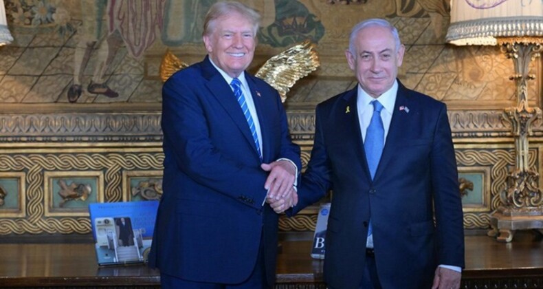 Trump, Netanyahu’yu evinde ağırladı: ‘Bir Yahudi Harris’e nasıl oy verir…’