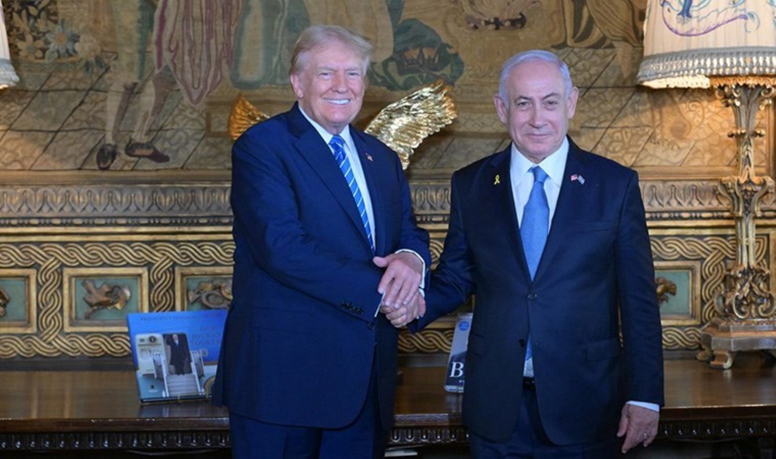 Trump, Netanyahu’yu evinde ağırladı: ‘Bir Yahudi Harris’e nasıl oy verir…’