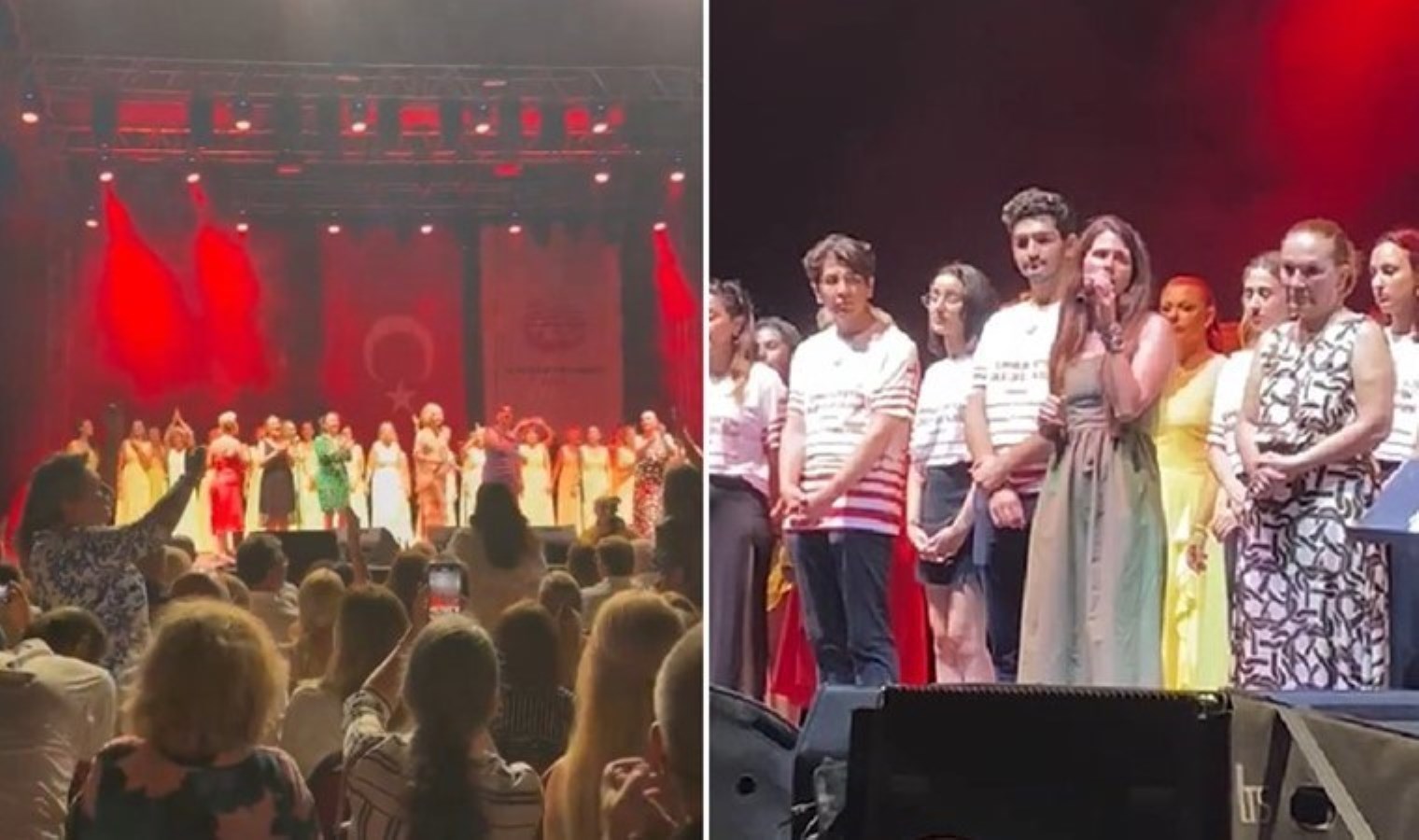 Yunan ‘şarkıcı’ Despina Vandi Türk bayrağından rahatsız oldu, sahneye çıkmadı: Çeşme Belediye Başkanı Lal Denizli’den açıklama geldi!