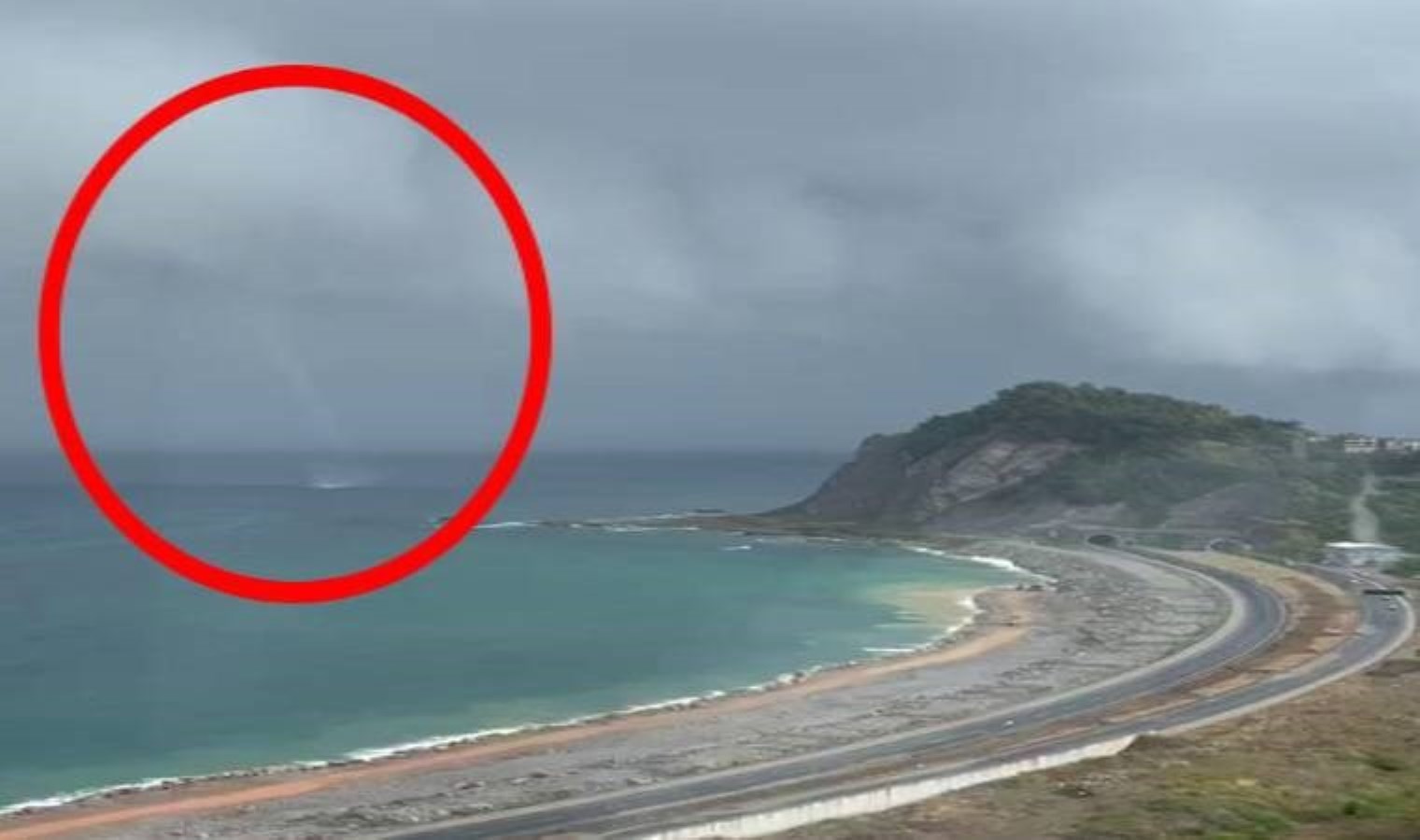 Zonguldak’ta denizde hortum kamerada