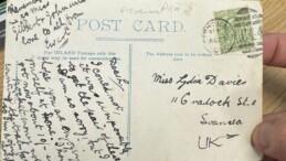 121 yıllık kartpostal ortaya çıktı