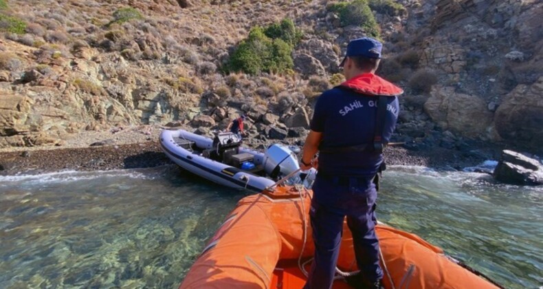 Adres: Datça… Plajda 22 düzensiz göçmen ve 6 insan kaçakçısı yakalandı