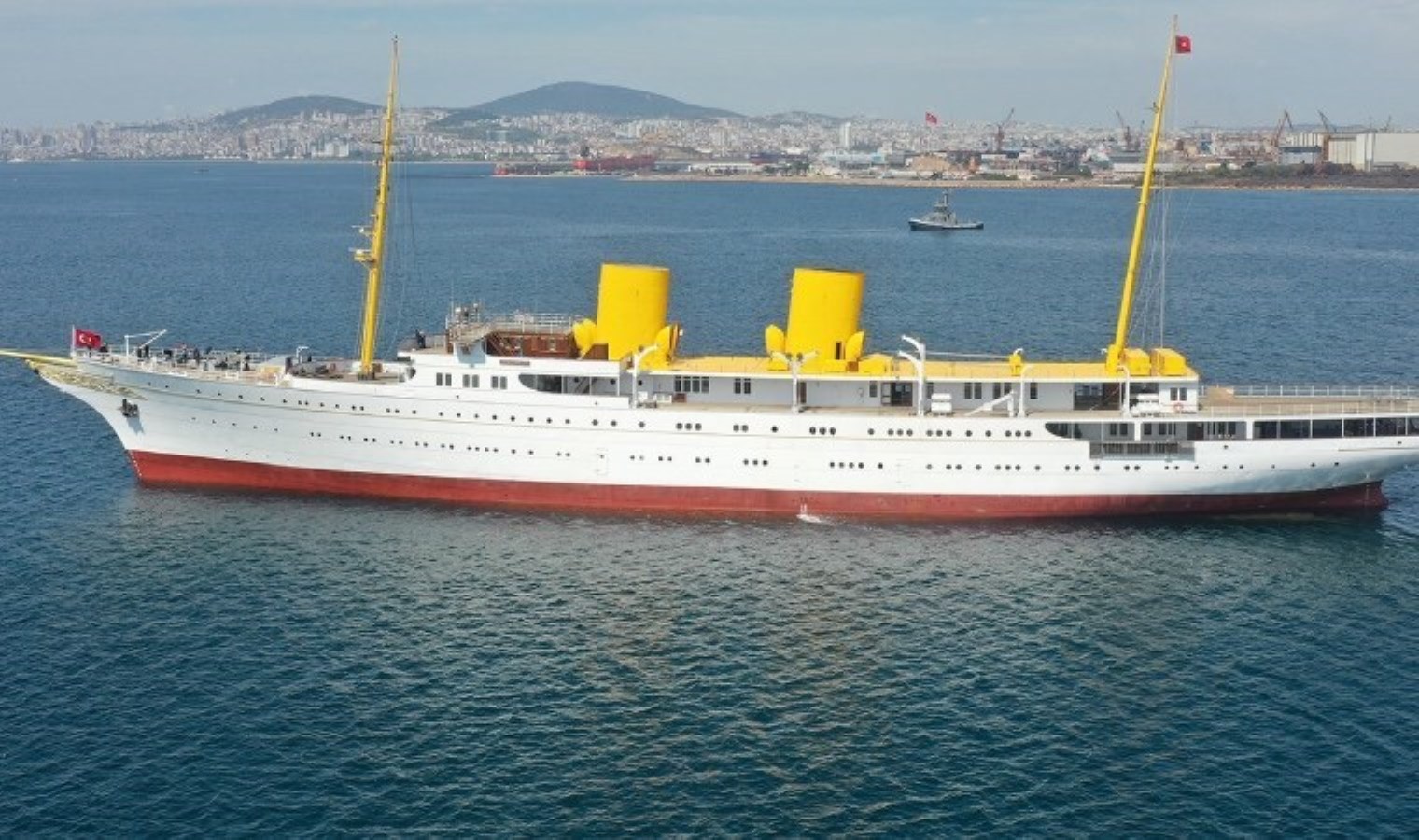 Atatürk’ün yatı Savarona Tuzla’da