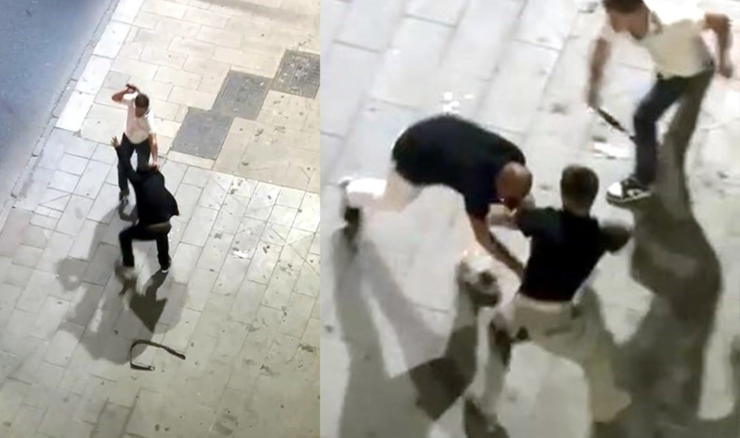 Avcılar’da bıçaklı kemerli yumruklu kavga! Anbean kameraya yansıdı…