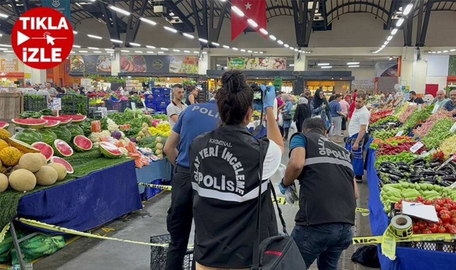 Başakşehir’de pazarda silahlı kavga kameralara yansıdı: Defalarca ateş etti…