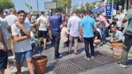 Bodrum’da taklit ürün denetimine isyan edip yol kapattılar