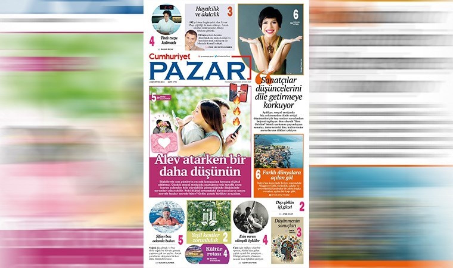 Cumhuriyet Pazar bu hafta da dopdolu!