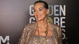 Dünyaca ünlü yıldız Sharon Stone Bodrum’da ödül aldı