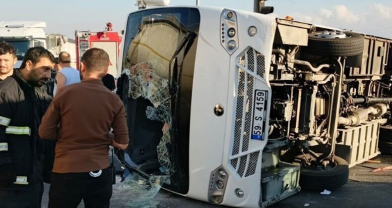 Edirne İstikametinde TIR Kazası: Trafik Sıkışıklığı