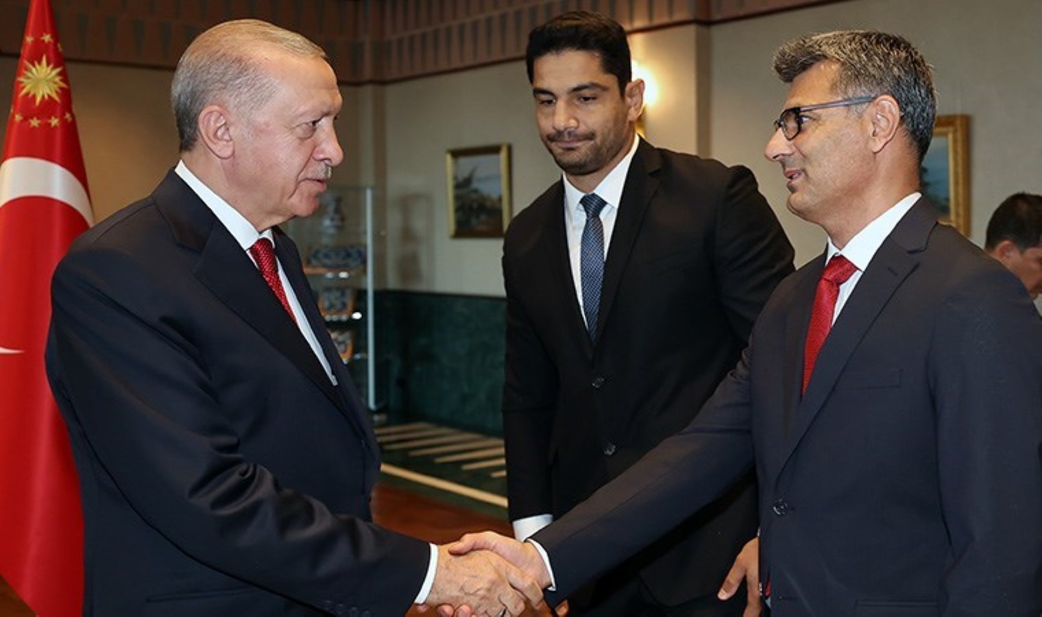 Erdoğan, Yusuf Dikeç ile bir araya geldi