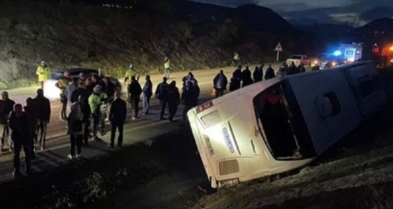 Erzincan’da Otobüs Kazası: 1 Ölü, 33 Yaralı