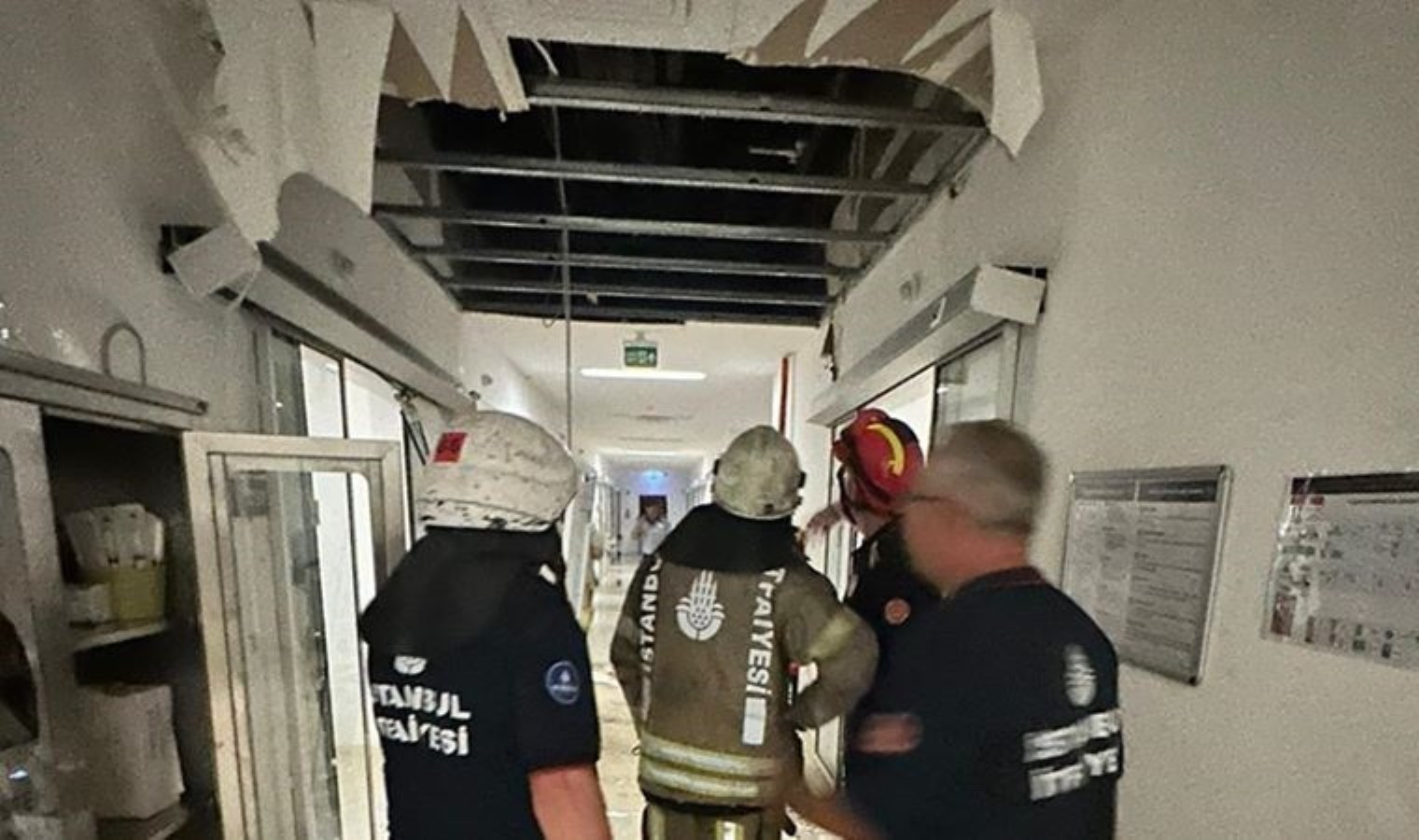 Hastanede Yangın Tehlikesi: Yeni Doğan Yoğun Bakım Ünitesinde Tavan Çöktü