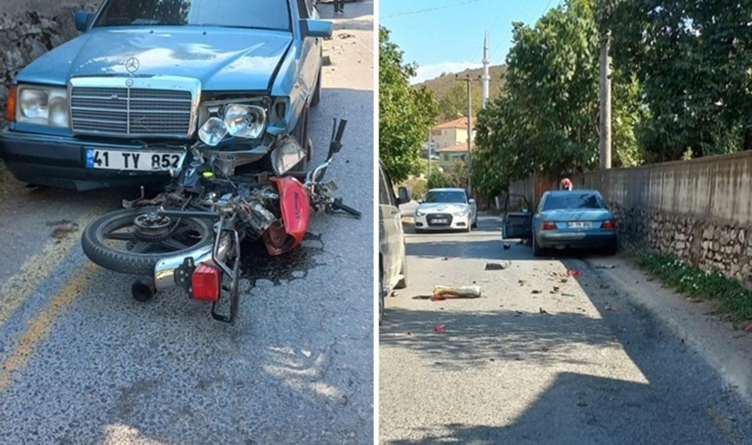 ‘Her nefis ölümü tadacaktır’ dediği anda kazaya karıştı