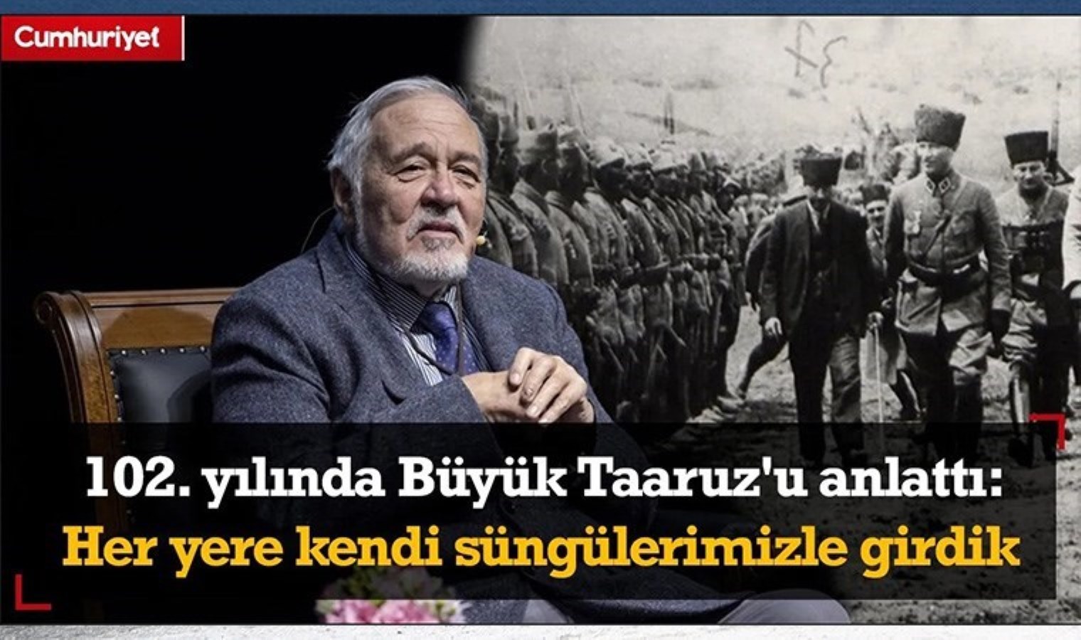 İlber Ortaylı 102. yılında Büyük Taaruz’u anlattı: Lozan’da biz her yere kendi süngülerimizle girdik