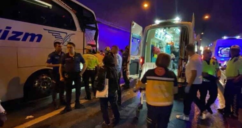 İstanbul TEM Otoyolu’nda Zincirleme Trafik Kazası