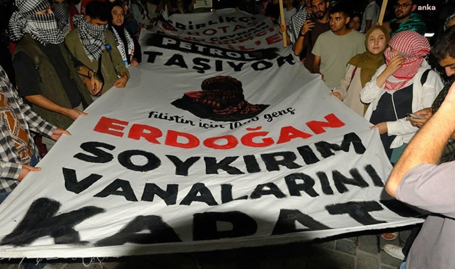 İstanbul’da Filistin İçin Dayanışma Eylemi