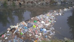 Kadıköy ve Beykoz’da şiddetli yağış sonrası derelerde çöp yığınları oluştu