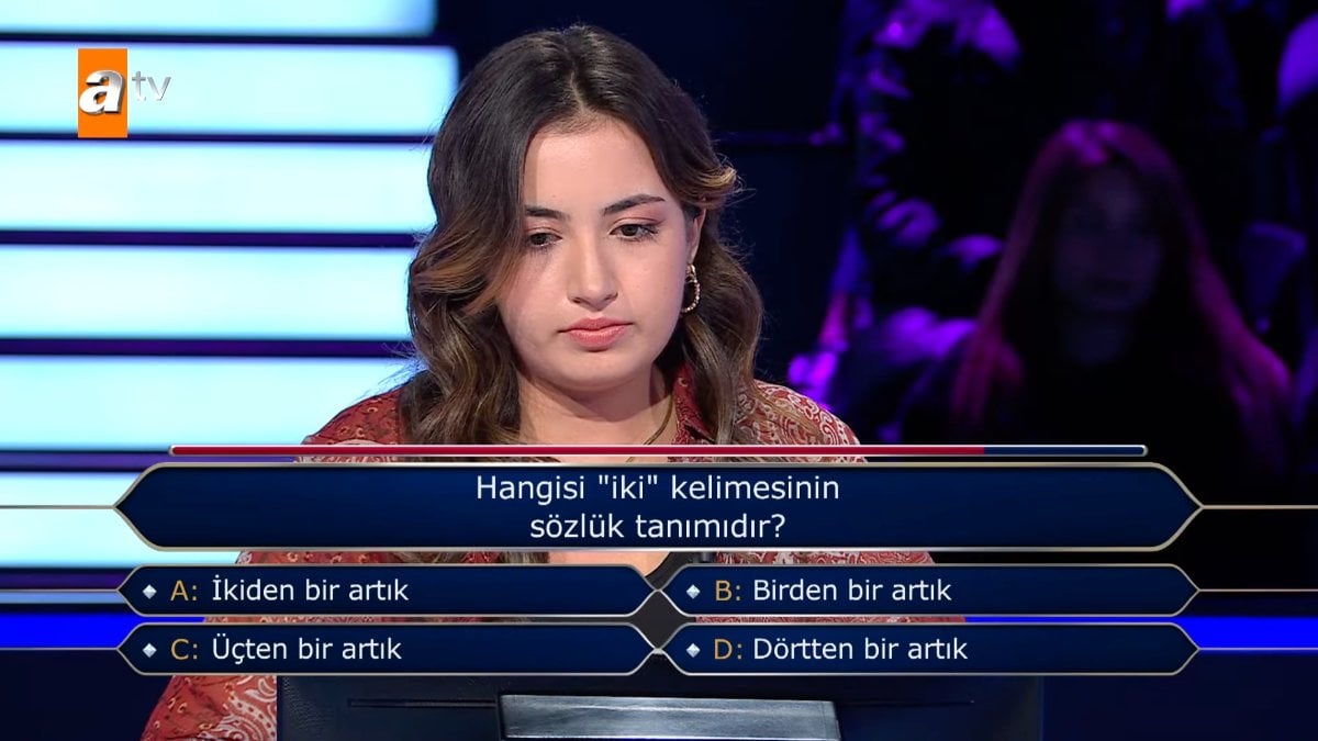 Kim Milyoner Olmak İster’de Şaşırtan Anlar: Ayşe Naz Babalık’ın Performansı