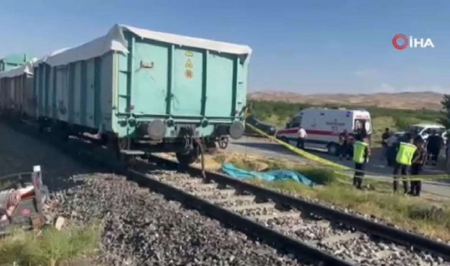 Malatya’da yük treni faciası: 3 ölü, 1 ağır yaralı