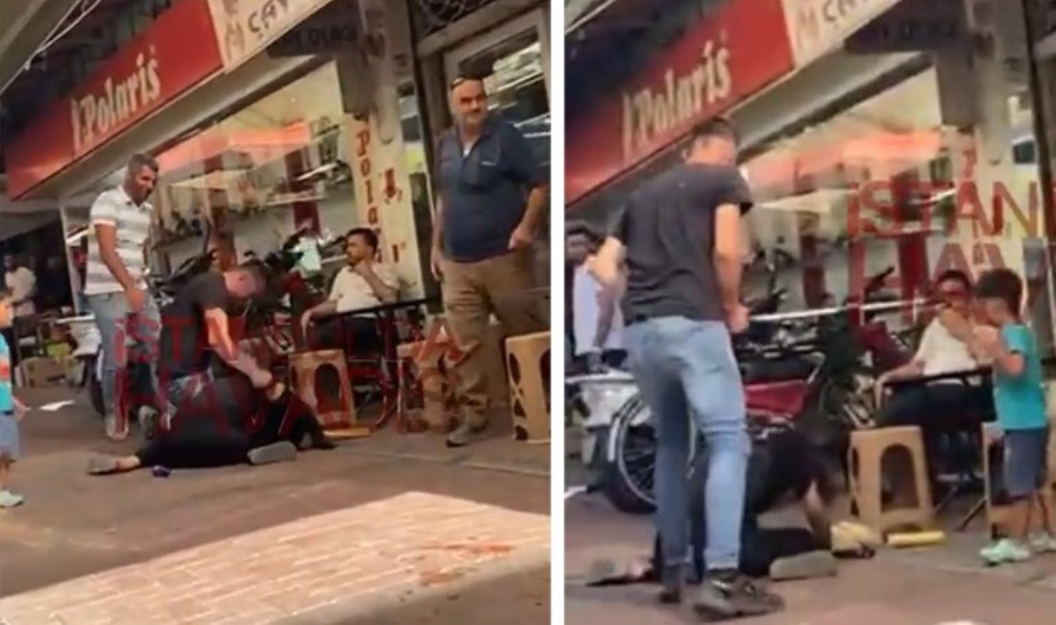 Manisa’da sokak ortasında erkek vahşeti! Boşandığı bayanı demir sopayla darbetti, etraftakiler sinema izler üzere izledi!