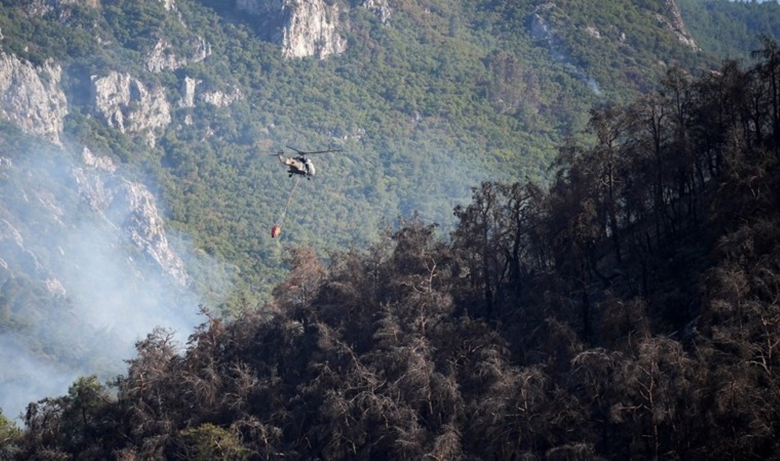 Menderes’teki orman yangını 2’nci gününde!
