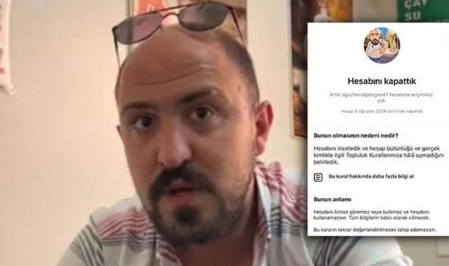 Oğuzhan Alpdoğan’ın Instagram Hesabı Kapatıldı
