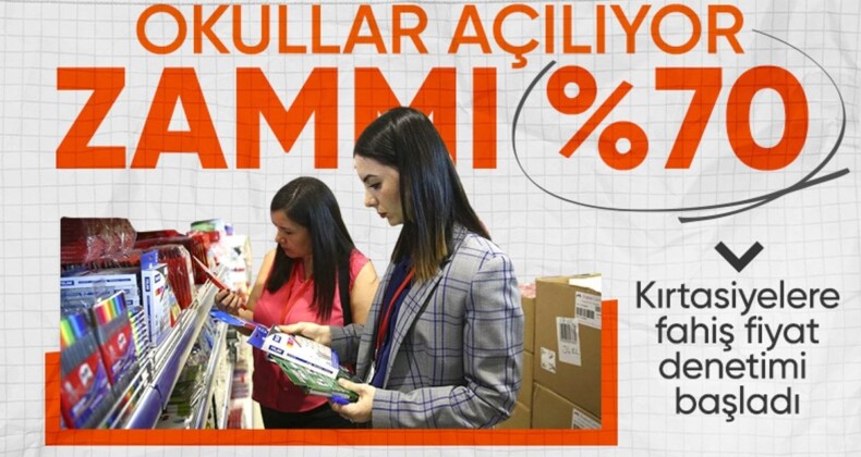 Okulların açılmasına günler kala Ticaret Bakanlığı’ndan kırtasiye denetimi