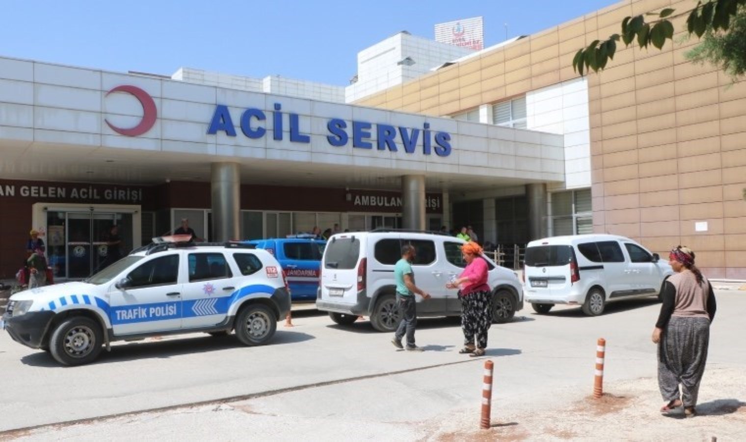 Pazarda başlayan hengame hastanede bitti