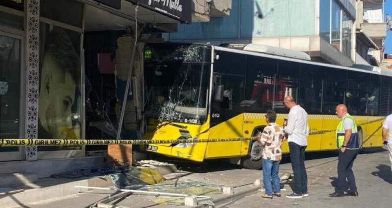 Pendik’te İETT Otobüsü Kaza Yaptı: 1’i Çocuk 6 Yaralı