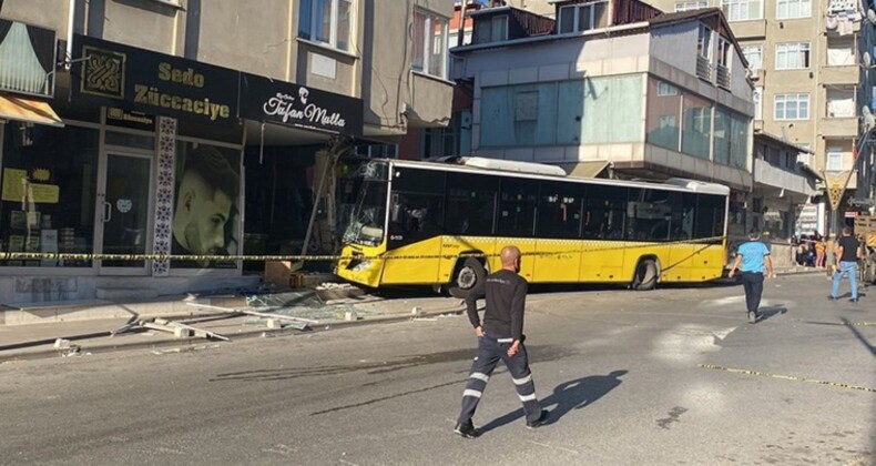 Pendik’te İETT Otobüsü Kaza Yaptı, 6 Yaralı