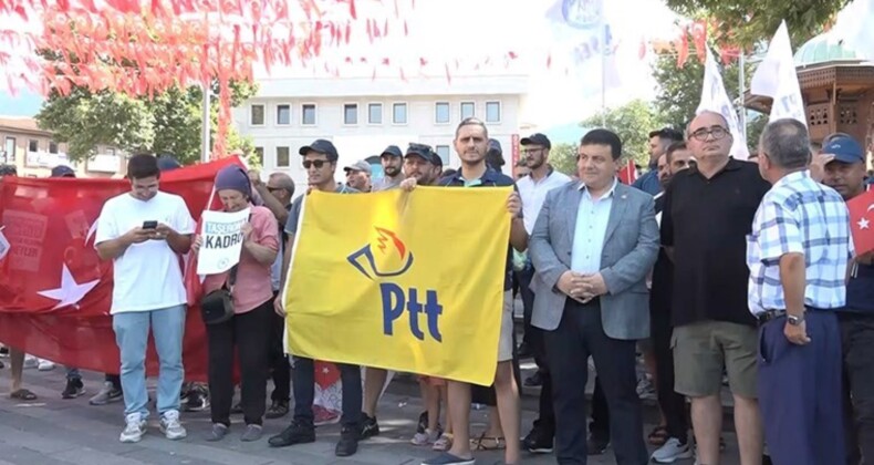 PTT Çalışanlarından Taşeron Koşullarına İsyan