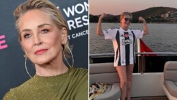 Sharon Stone’un İstanbul gezisi çok konuşuldu: Beşiktaş formasıyla poz verdi!