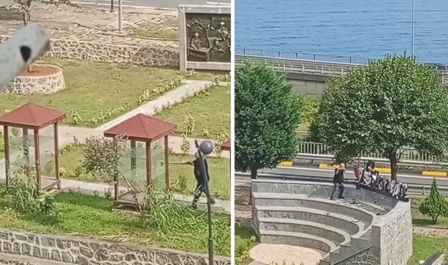 Trabzon’da Bıçak Tanıtım Parkı’na ‘balyozlu’ saldırı
