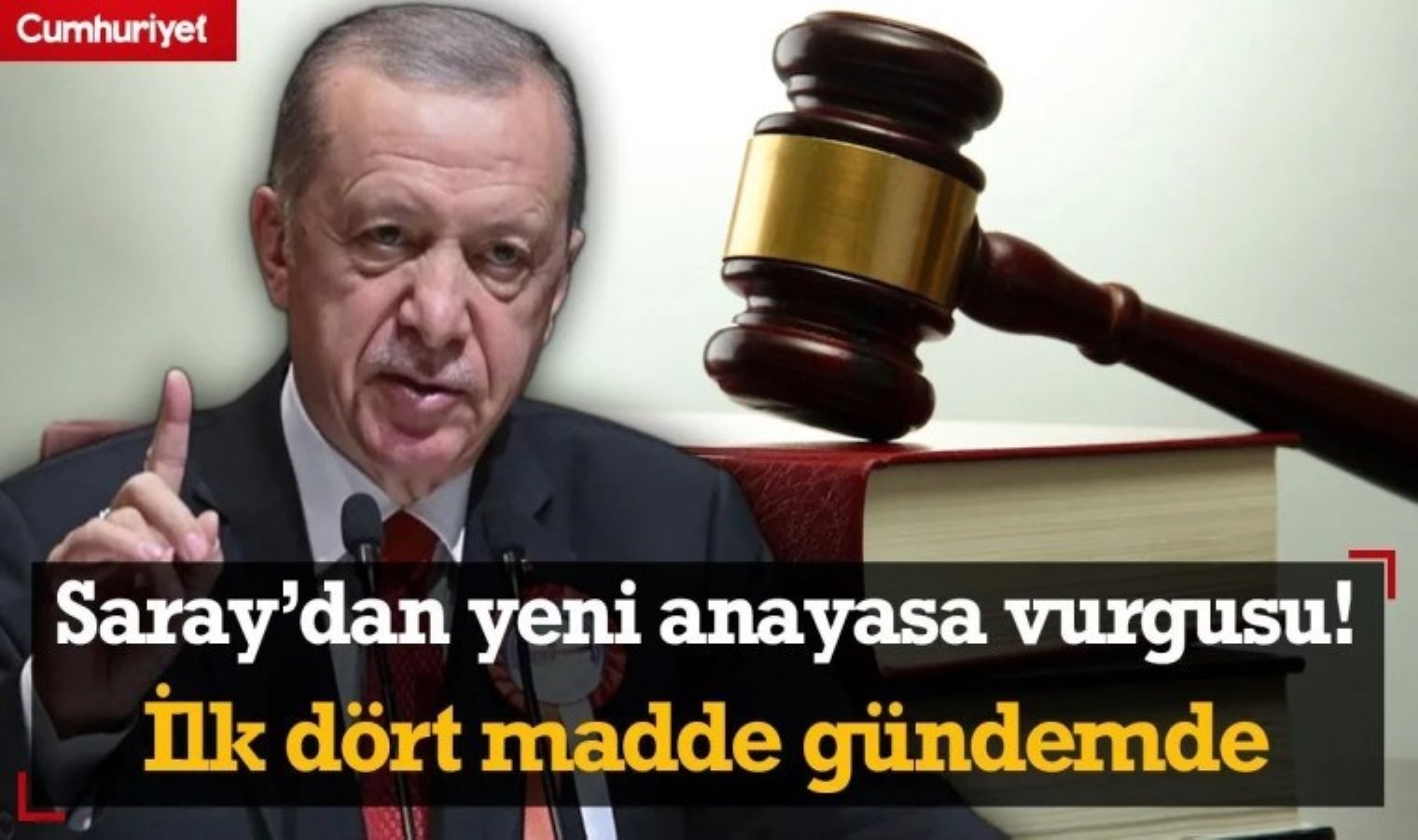 Yeni anayasa bildirisi vermişti. Maksat ‘anayasasızlaştırma’