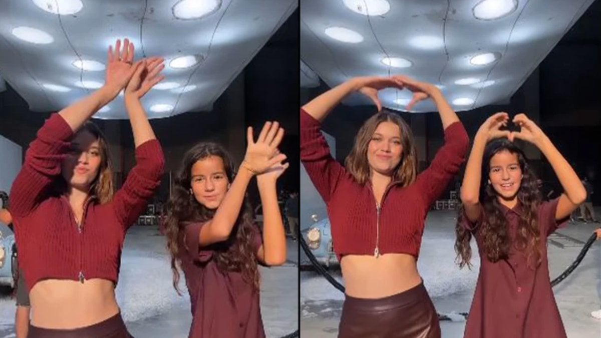 Afra Saraçoğlu, Tiktok’a sardı! Mina Akdin dans ettiği videoyu yayınladı