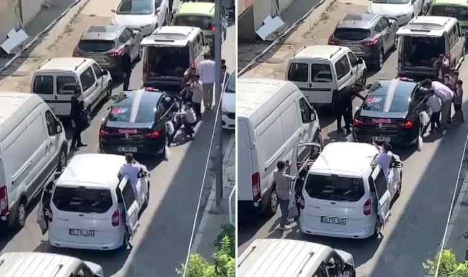 Avcılar’da düğün konvoyunda havaya ateş açtılar