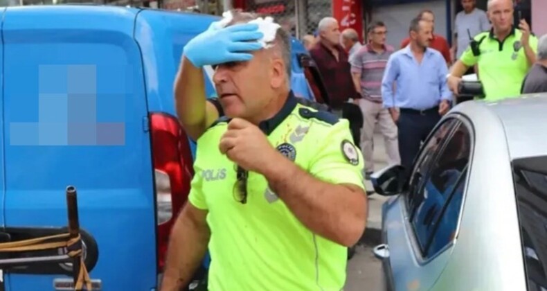 Başına sandalye ile vurmuşlardı: Polisi yaralayan şahıslardan 2’si tutuklandı