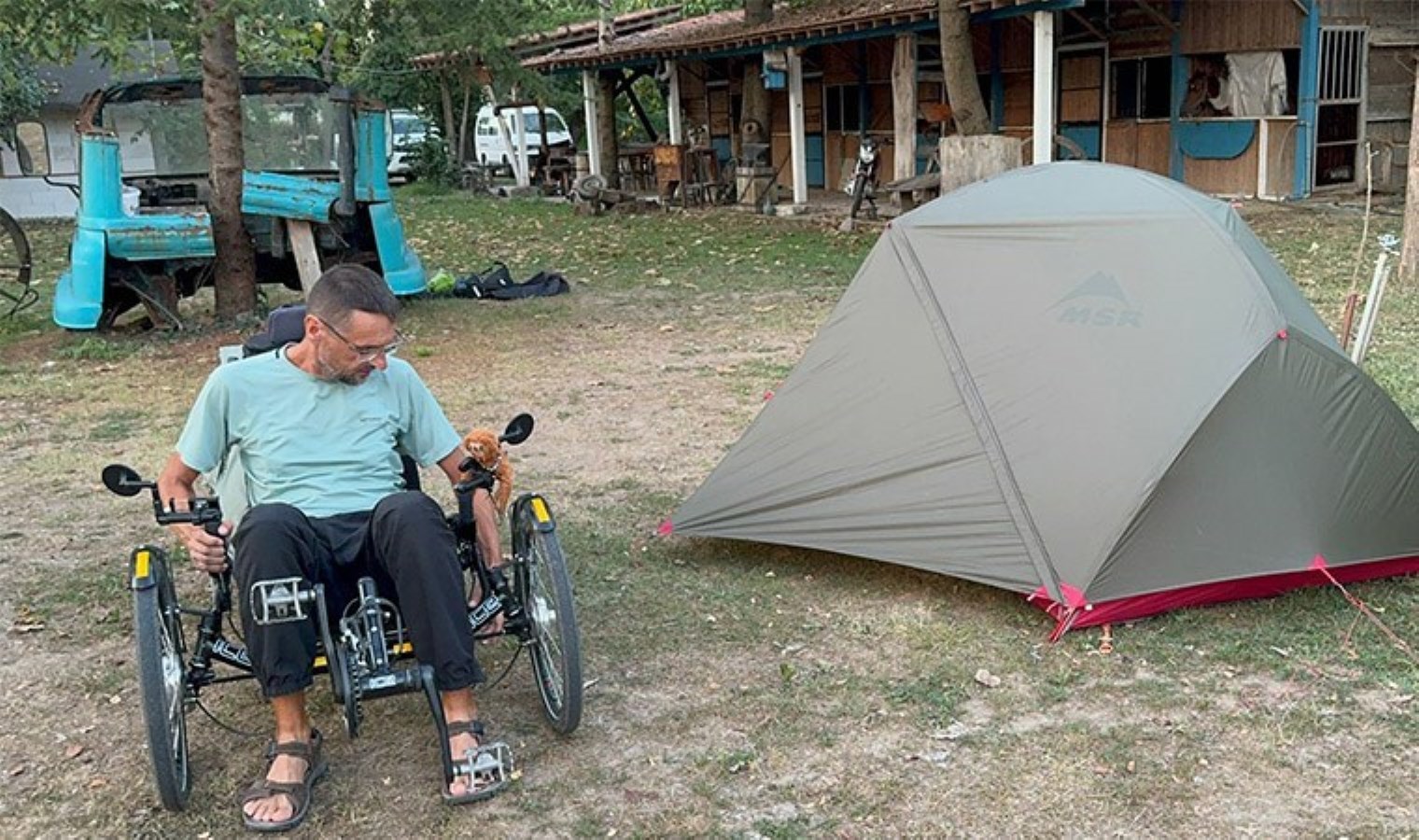 Belçika’dan bisikletle yola çıktı, Düzce’ye ulaştı