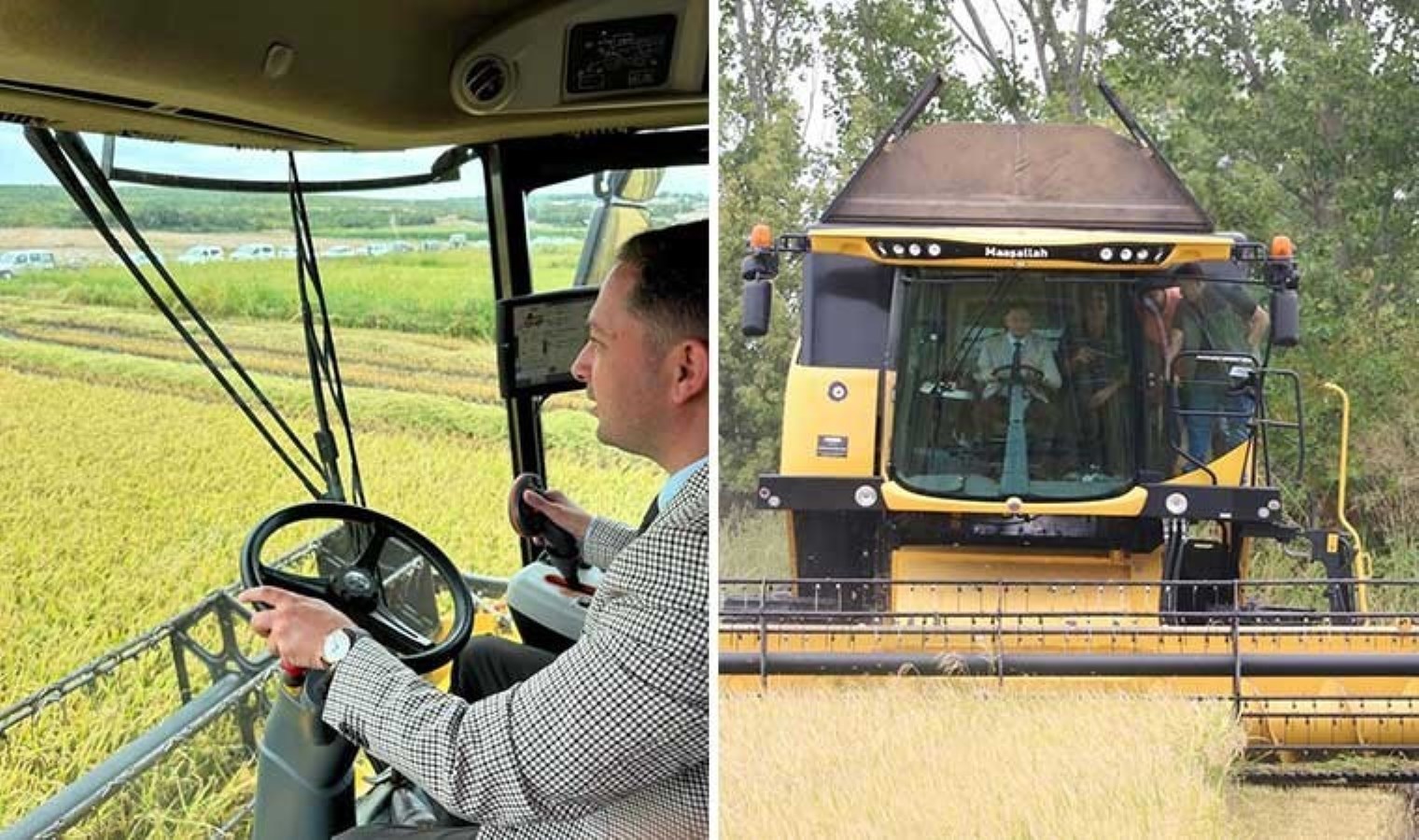 Biga’da ilk hasat başladı!